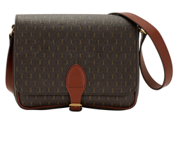 Monogram Satchel, Canvas/Leather, Brown, 0422, DB, 3*